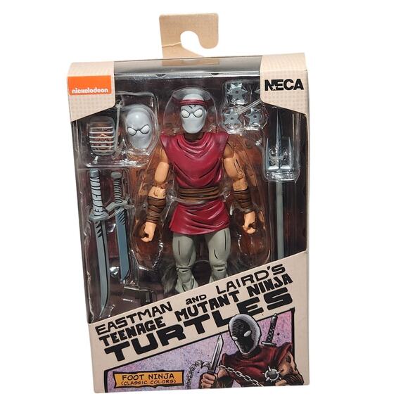 NECA TMNT Eastman And Laird's Foot Ninja Classic Colors 2023 Brand New - Picture 1 of 8